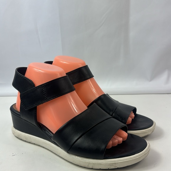 soft by soft Shoes - Euro Soft By Sofft Jena Black Leather Women's Wedge